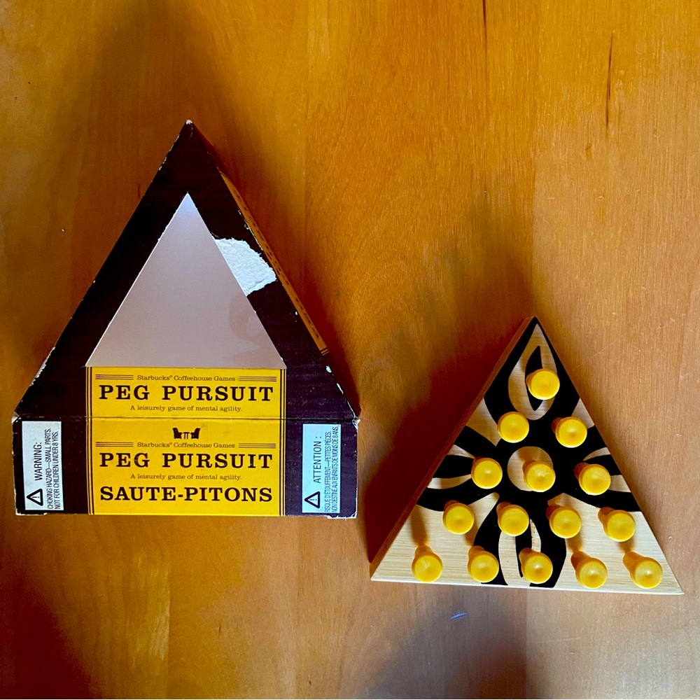 Starbucks Peg Pursuit Game